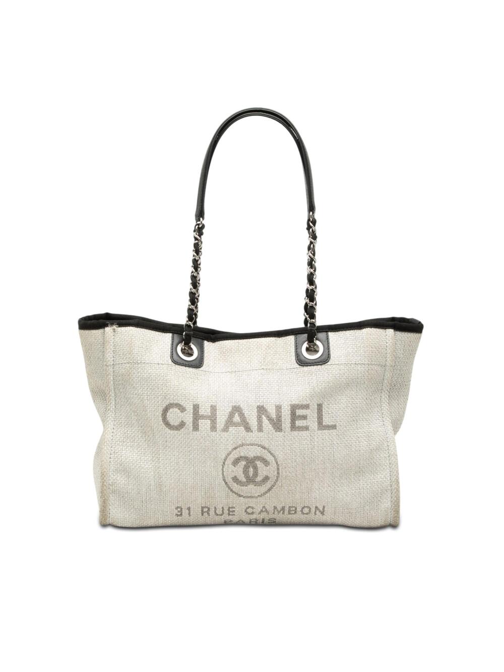 Chanel Deauville Tote Raffia Small #287665C25B